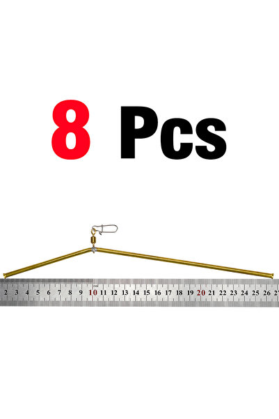 Choice 8 قطع من أنابيب MNFT بطول 25 سم، دعامة موازنة معدنية مضادة للتشابك لصي...