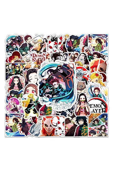 Choice بانداي 441-50 قطعة، 50 قطعة، أنمي قاتل الشياطين، رسوم متحركة، ملصقات ج...