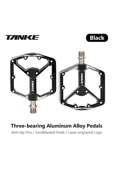 Choice 3 bearing Black TANKE Bicycle Pedals Sealed DU Bearing Nlip Pedal Moun...