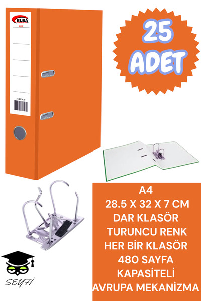 SEYFİKİRTASİYE Dosar A4 pentru birou, organizator de documente, dosar cu inel...