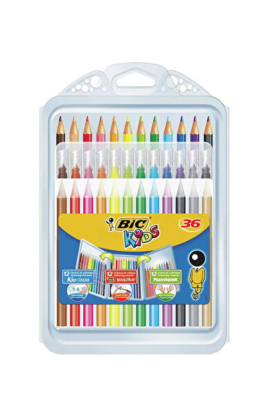 Bic PACHET ASORTAT: CREIOANE COLORATE, CRAYONE ȘI MARKERE