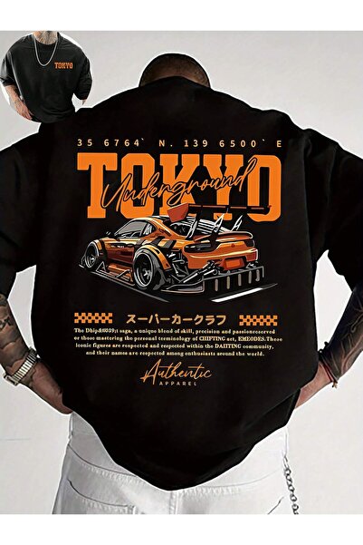 ZEMLİYA Υπερμεγέθη μπλουζάκι με γραφικό σχέδιο – Casual streetwear με άνετη ε...