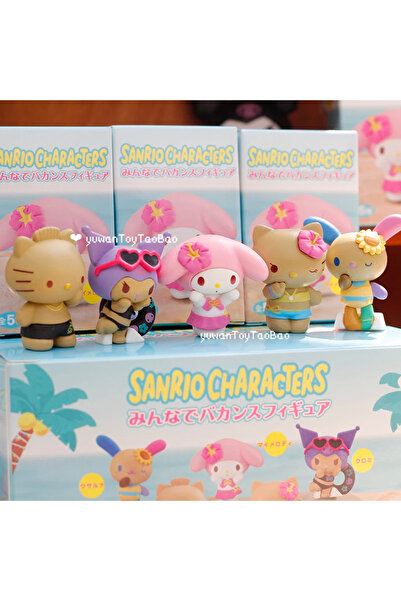 Choice مجموعة من 5 قطع من شخصيات سانريو، ألعاب صندوقية عشوائية، سلسلة عطلة صي...