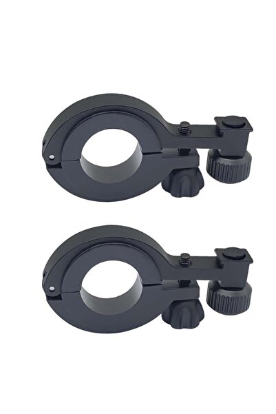 Choice1 حامل مصباح دراجة جبلية عدد 2، مناسب لمصابيح الدراجات الهوائية بقوة 52...