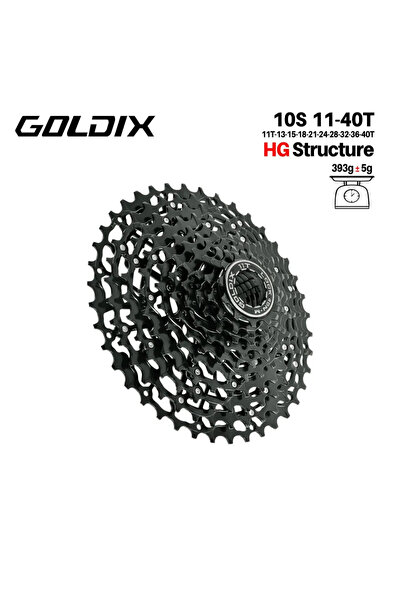 Choice15 10 Speed 11T-40T GOLDIX Ultralight Bicycle Cassette Freewheel Carbon...