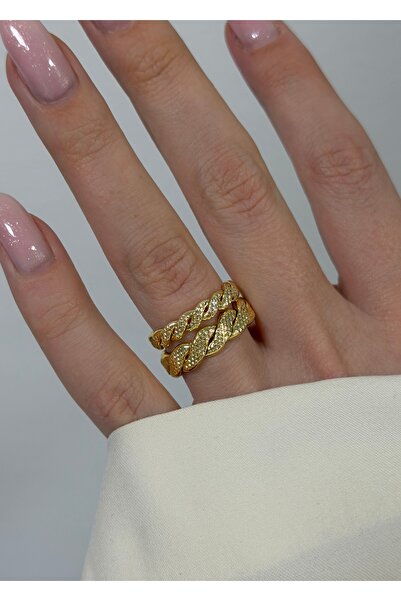 KİLİGİSTANBUL خاتم مرصع باللؤلؤ بتصميم عتيق (يمكن تعديل المقاس)