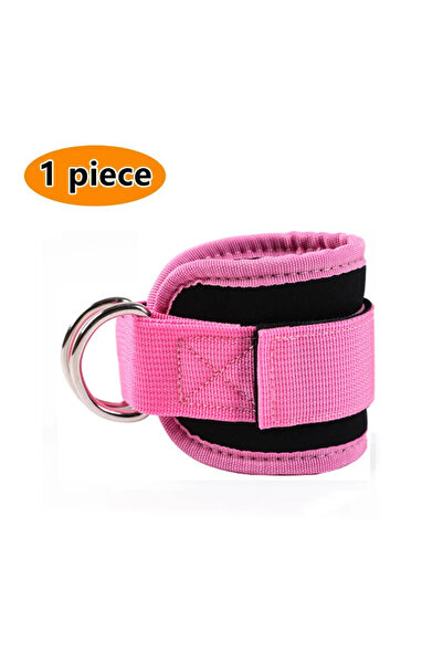 Choice1 XXS Pink Cable Ankle Straps Double D-Ring Ankle Cuffs For Gym Workout...