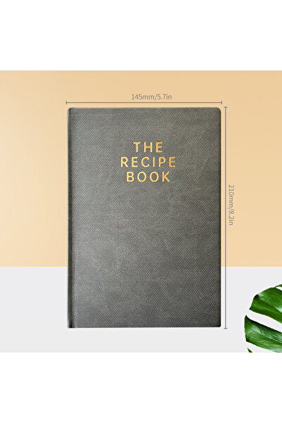 choice2 A5 grey A5 Hardcover Recipe Book - Custom Kitchen Cooking Journal for...