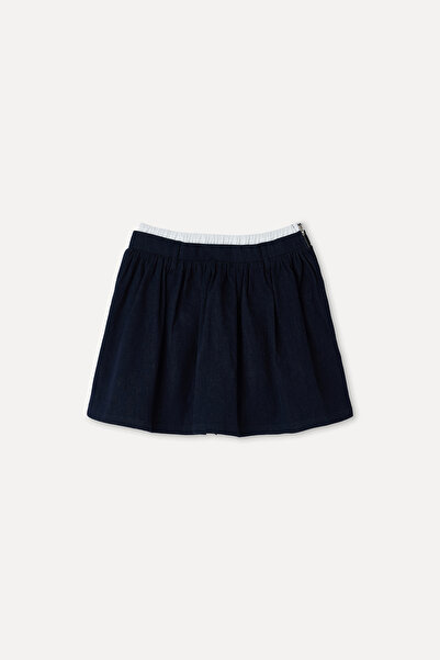 Mudo Bel Detailled Mini Jean Skirt