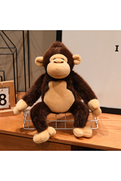 Choice3 دمية قرد كاواي ناعمة ومريحة محشوة، وبري 30 سم، وسادة ديكور، حيوانات ك...