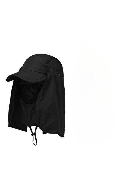 Choice قبعة صيد سوداء اللون، قابل للتنفس سريع الجفاف، توفر حماية من الأشعة فو...