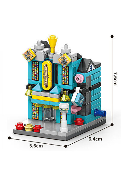 Choice7 NO BOX 8930-2 European City Street View European Architecture Shop Sh...