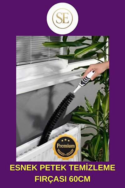 #PREMİUM Esnek Petek Temizleme Fırçası 60cm Fırça Kalorifer Petek Temizliği Toz Kir Arındırma Kolay