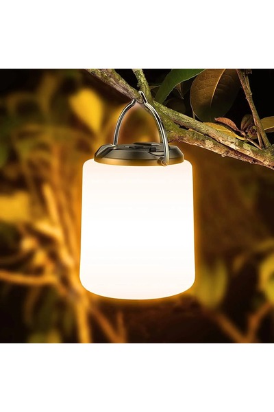 Choice مصباح تخييم قابل لإعادة الشحن، أبيض دافئ | مصباح طوارئ مقاوم للماء للت...