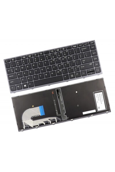 HP PK131CA2A00 Black Keyboard with Gray Frame Backlit