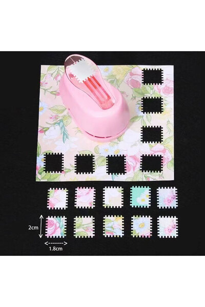 Choice1 Pink One-piece Stamp Embossing Tool, Stamp Journal Hole Punch, Creati...