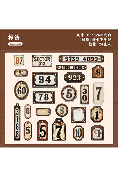 Choice مجموعة ملصقات مكونة من 24 قطعة من الحروف الأبجدية والأرقام والرموز الق...