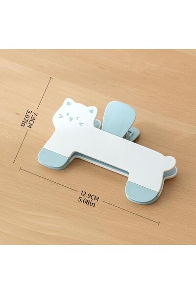Choice1 Blue 1pc Cat Book Clip Holder Adorable Reading Aid & Page Fixer for H...