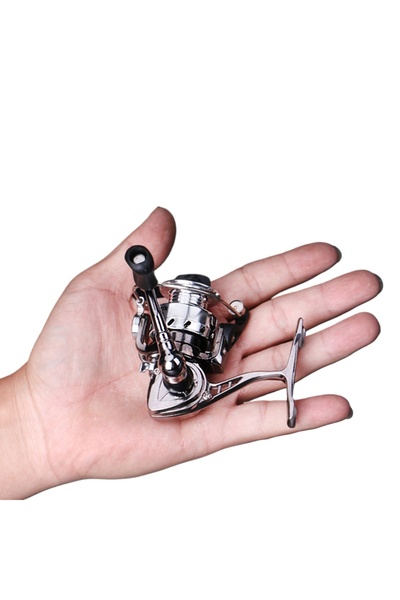 Choice1 Full Metal Sliver Metal Pocket Fishing Reel 6KG Drag Gear Ratio 4.3:1...