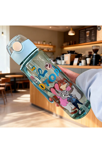 Choice1 Green Disney Zootopia Double-Walled Insulated Cute Water Bottle - Jud...