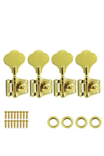 Choice GD left 4PCS a set Open Electric Bass Tuning Machine Heads Tuner 4R Av...