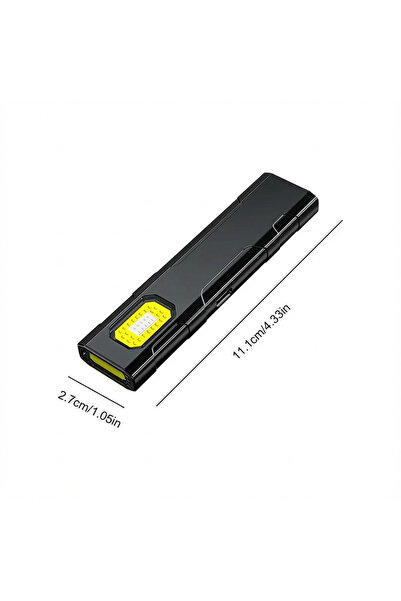 Choice S057 Portable Rechargeable Mini LED Keychain Flashlight 800LM Magnetic...