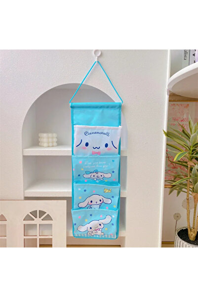 Choice3 cinnamoroll Creative Kawaii Girl Sanrio Wall Hanging Storage Bag Cart...