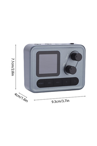 Choice مضخم صوت جيتار متعدد التأثيرات باللون الرمادي الداكن، مزود بـ 20 أمبير...