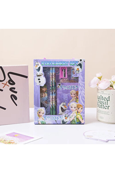 Choice1 مجموعة أدوات مكتبية مكونة من 6 قطع بتصميم ميكي وستيتش من فيلم فروزن، ...