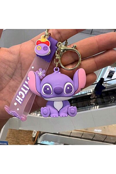 Choice3 zuo zi Stitch Character Keychain - Durable, Water-Resistant, and Ligh...