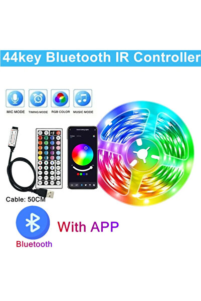 Choice23 10m 44key With Bluetooth 5V USB LED Strip Lights APP Control Color C...