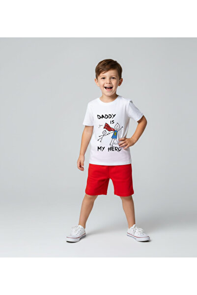 CACTUS COLLECTION My Dad Is My Hero Printed Tshirt 100% Cotton