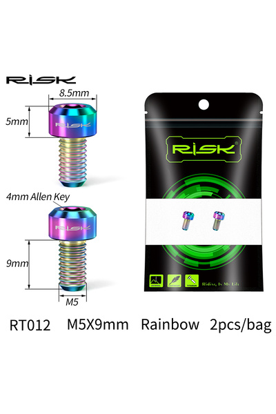 Choice1 RT012 CL قطعتان من براغي تثبيت أسلاك ناقل الحركة الأمامي والخلفي، برا...