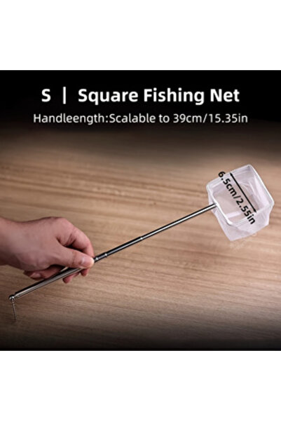 Choice شبكة صيد سمك وروبيان ثلاثية الأبعاد قابلة للتمدد مصنوعة من الفولاذ الم...