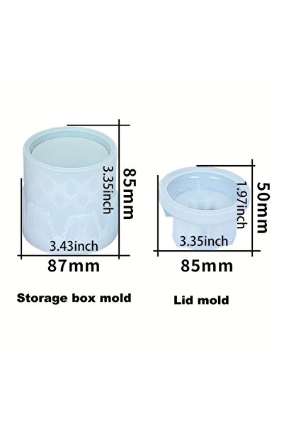 Choice 1pc crystal jar mold Covered butterfly relief crystal jar resin mold, ...