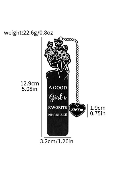 Choice Spicy Bookmark Sy XOXO Stainless Steel Bookmark with XOXO Charm Sy Boo...