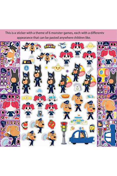 Choice1 16 ورقة ملصقات على شكل كلب لابرادور كرتوني، مناسبة للهواتف المحمولة، ...