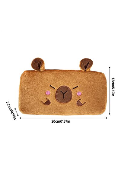 Choice C Cute Capybara Pencil Case Large Capacity Stationery Storage Bag for ...