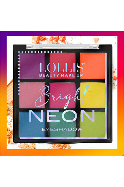 Lollis Bright Neon Paletă Farduri de Pleoape
