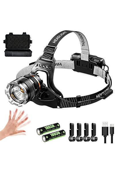 Choice4 Heinast 2PCS 2400mAh Battery Sensor-Set B Powerful Headlamp 2*18650 B...