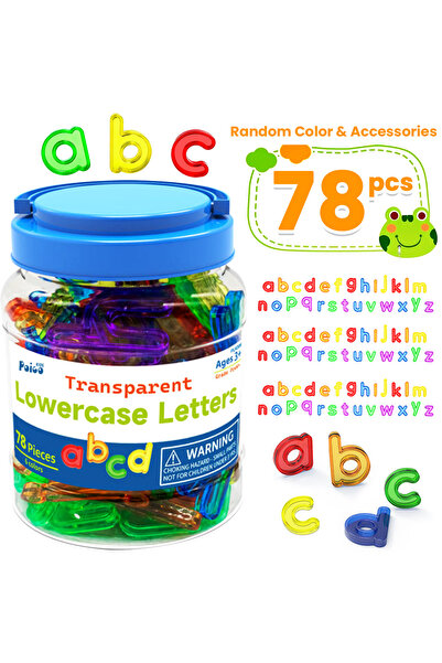 Choice Lowercase Letters 78pcs Lowercase Letters Toys, Multifunctional Educat...