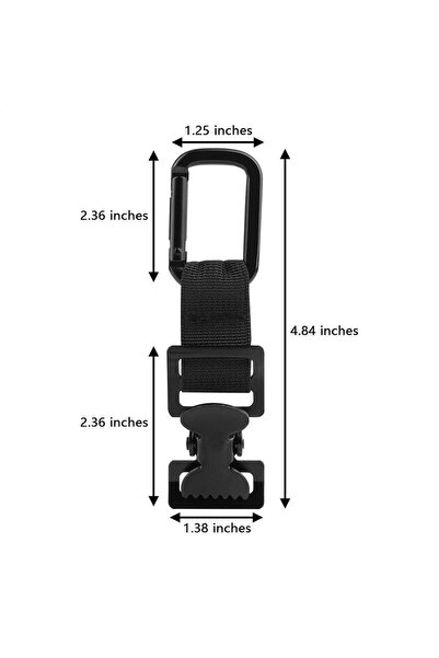 Choice مشبك قفازات عمل مسنن، علاقة قفازات شديدة التحمل ومشبك أمان حزام، البنا...