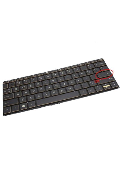 HP Tastatura Spectre 13 V010CA iluminata layout US fara rama enter mic