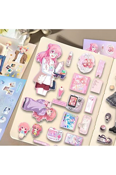Choice 8PC Mix Anime Cartoon Sticker Book Pjsk World Plan Colorful Stage Coll...