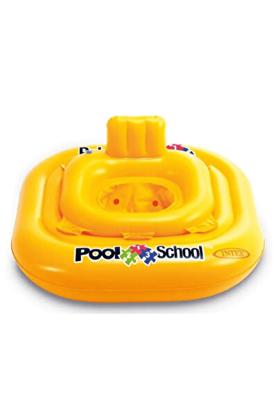 Intex Plutitor pentru baie pentru bebeluși cu scaun - Galben, 1-2 ani