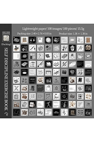 Choice1 D 100sheets Exquisite Girl's 100 Day Series Creative Life Message Mem...