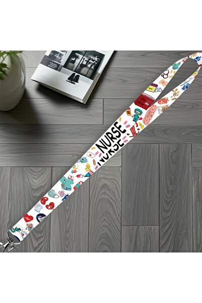 Choice حامل شارة ممرضة لطيف مع حبل تعليق - حزام رقبة ممتع وعملي للعمل أو المد...
