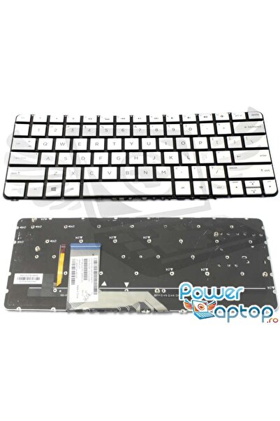 HP Spectre X360 Silver клавиатура с подсветка
