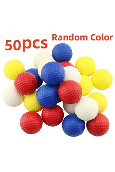 Choice1 50 كرة غولف عشوائية من إسفنج البولي يوريثان للتدريب الداخلي والخارجي،...