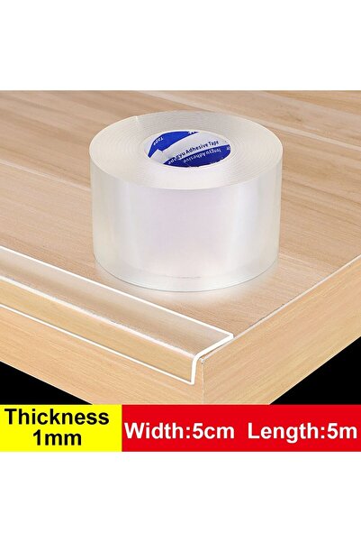 Choice3 شريط حماية شفاف ذاتي اللصق لحماية حواف الطاولات للأطفال، مقاس 1 مم × ...